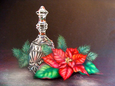 Crystal Bell & Poinsettia